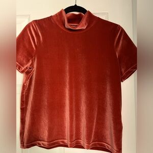 Madewell Velvet Top, size Sm